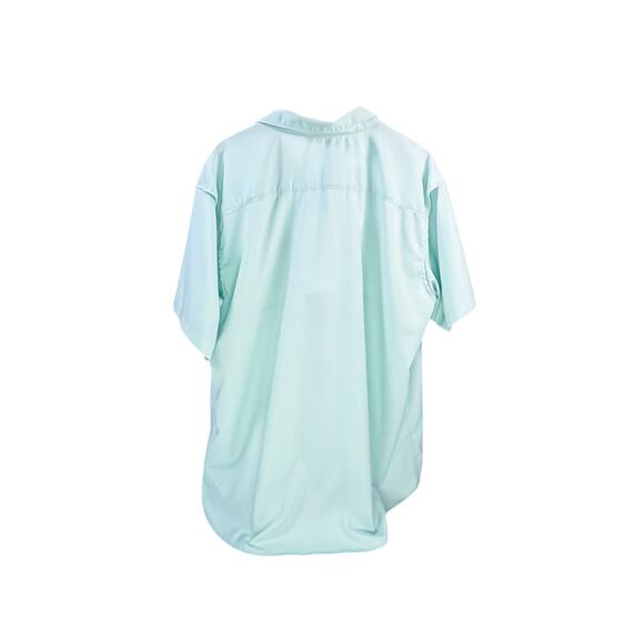 Columbia Sportswear Light Blue Omni-Wick 100% Polyester Button-Up Shirt - XXL - Picture 5 of 6